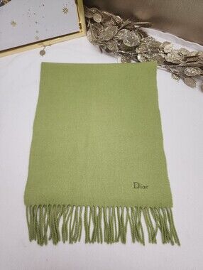 Authentic Dior Wool Scarf With COA